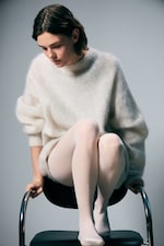 Brown & Cream White - 2-pack Sheer 20 Den Tights - 0