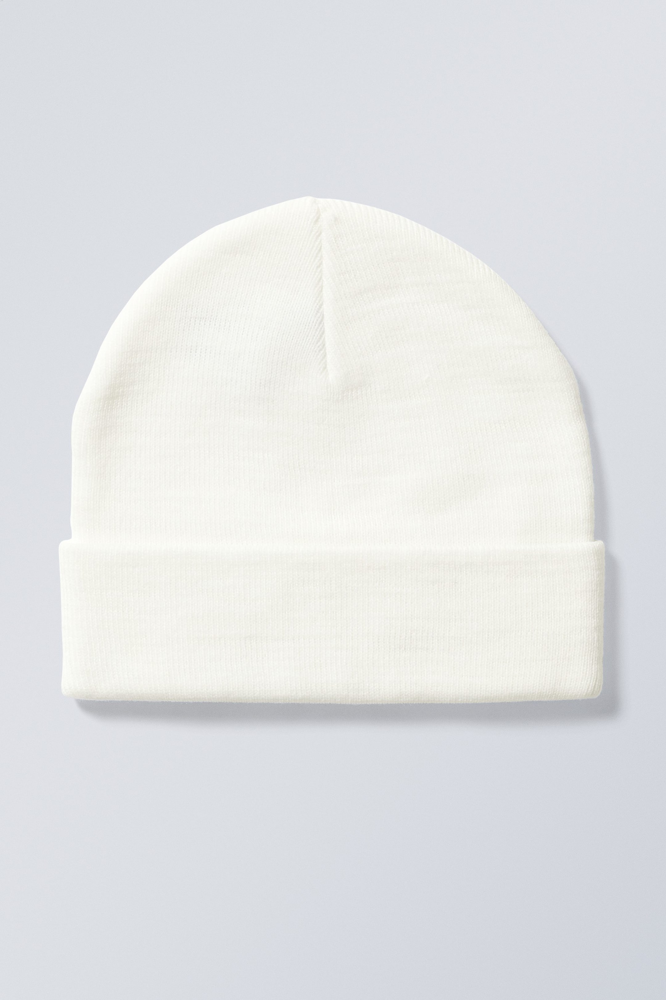 White - Liam Knit Beanie - 0