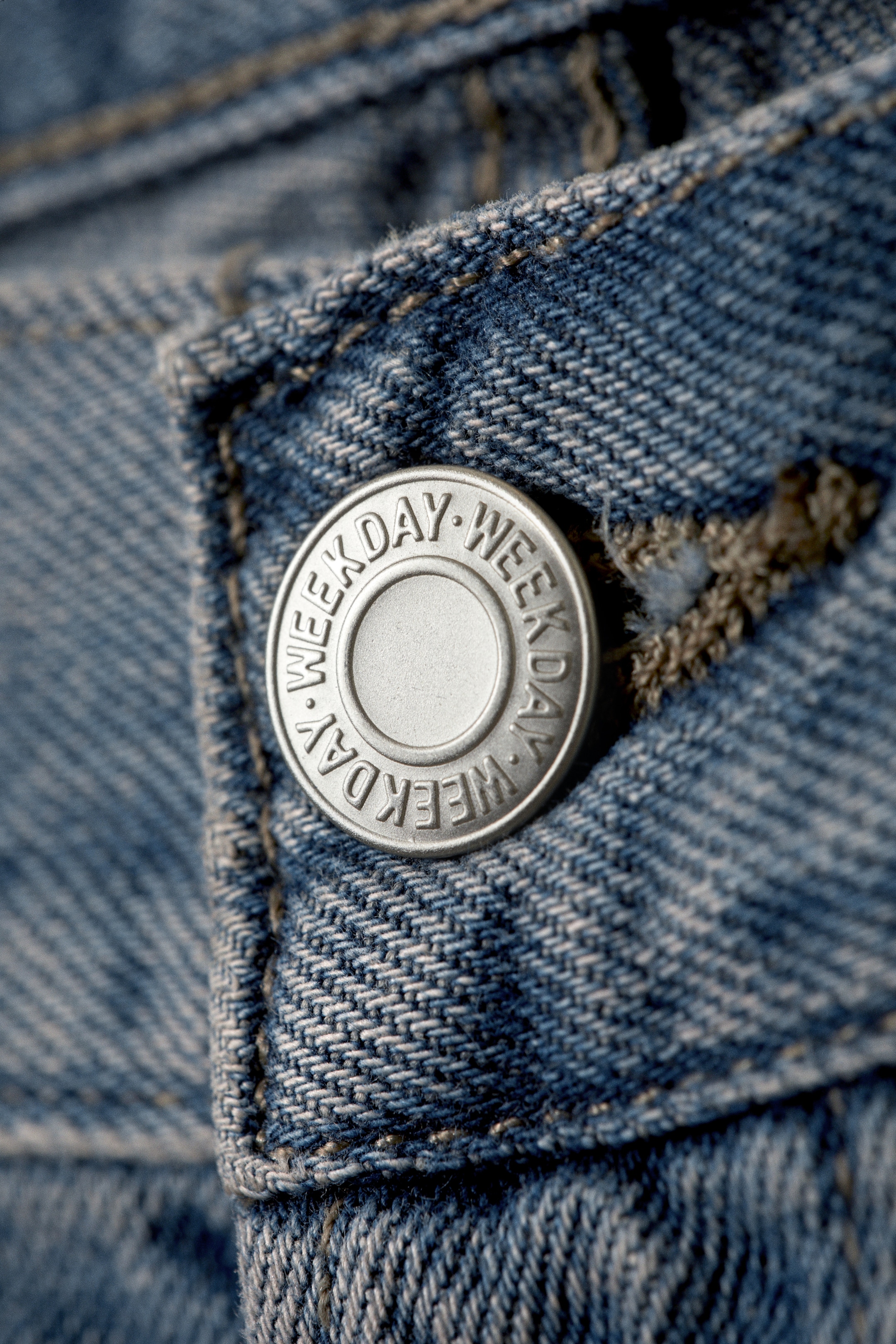 Visa större bild: Astro Loose Baggy Leg Jeans - Blue One - Mellanblå - HERR | H&M SE 12