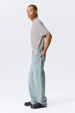 Aeon Blue - Light Blue - Sphere Low Rise Loose Straight Leg Jeans - 2