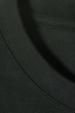 Dunkelrot - Klassisches T-Shirt mit boxy Fit - 3