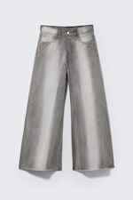 Duster Grey - Rad Super Regular Waist Loose Wide Jeans - 0
