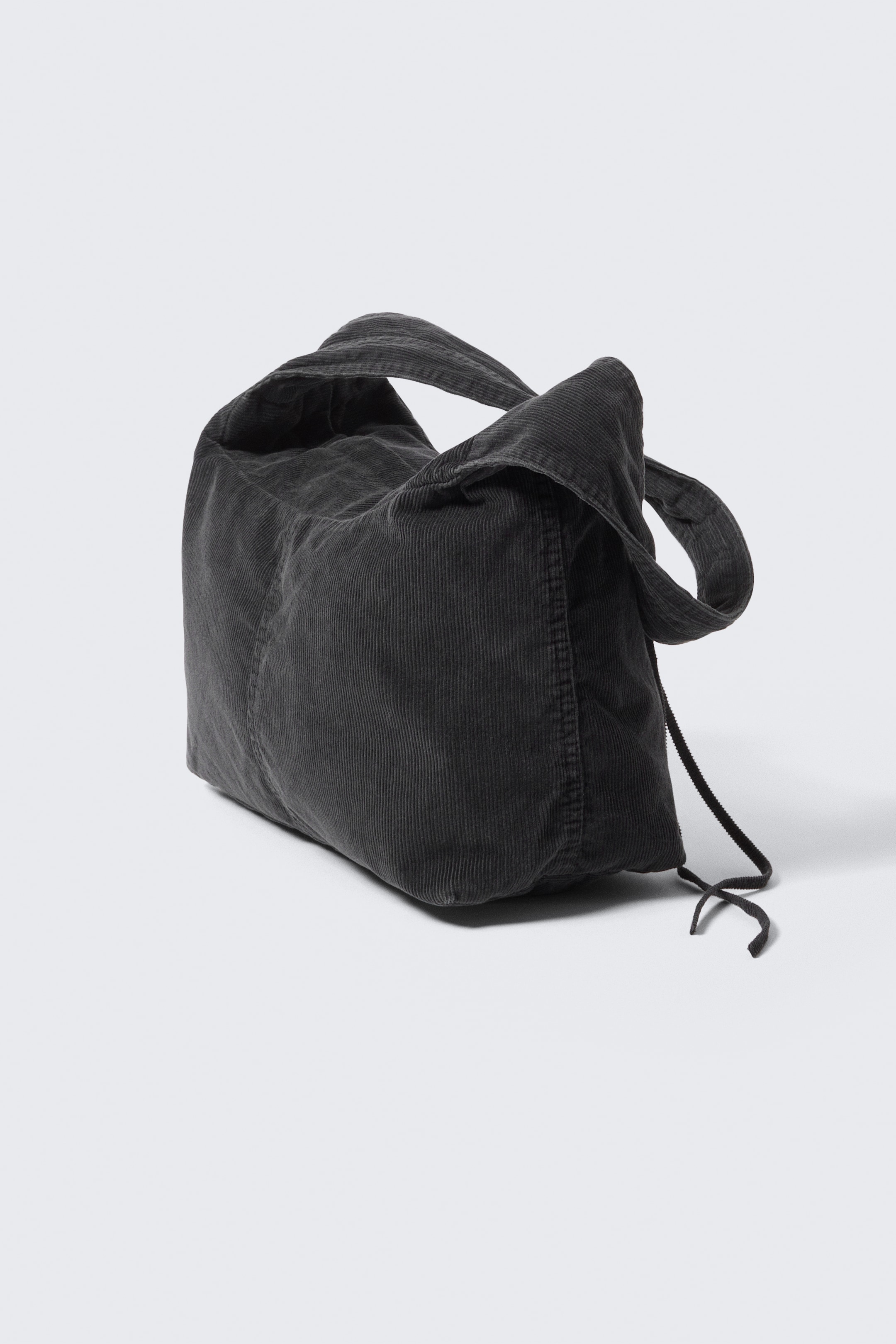 Ver imagen más grande: Bolso de hombro rectangular de pana - Negro - MUJER | H&M ES 1