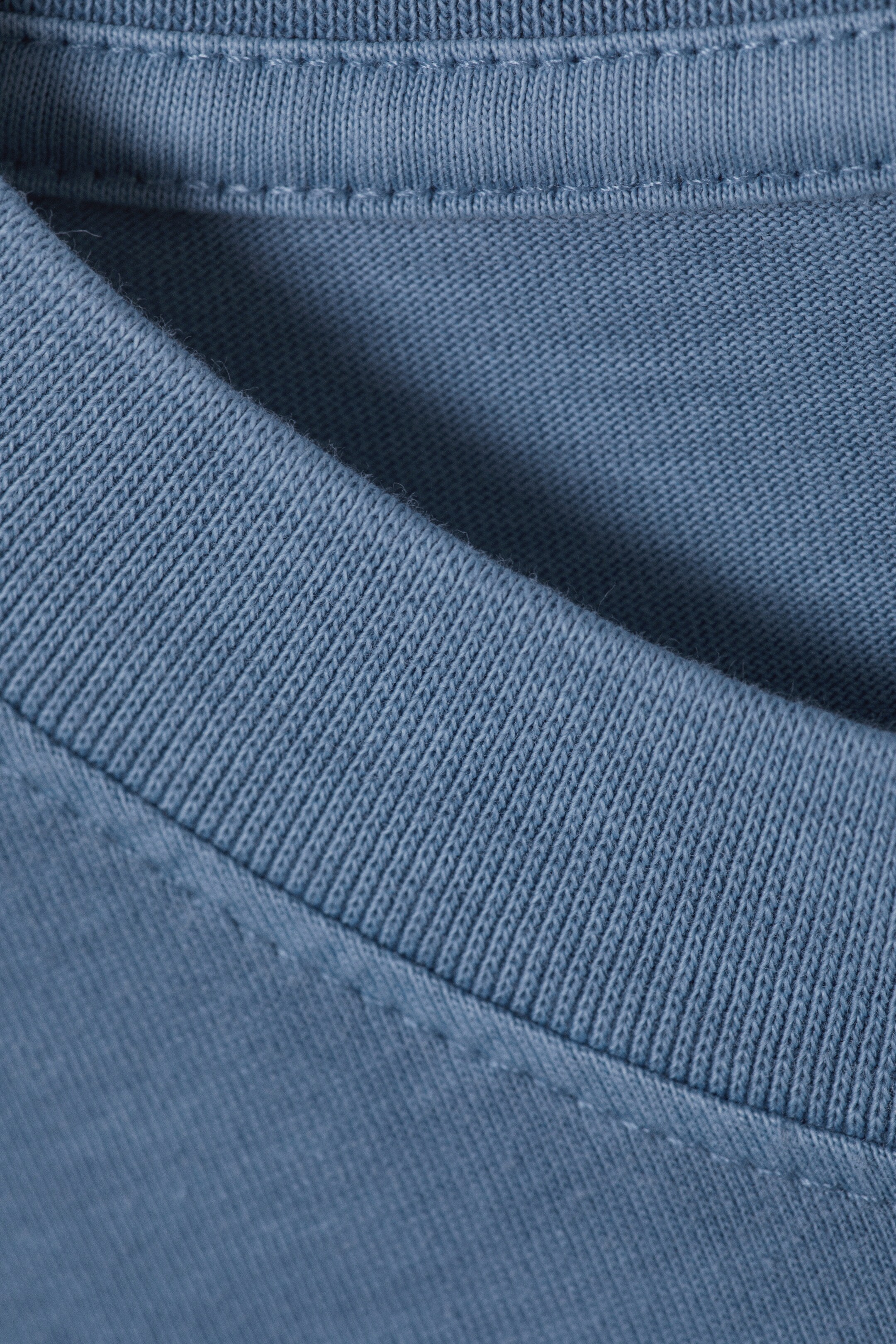 Agrandir l'image: Relaxed Long-Sleeved Pyjama T-shirt - Bleu - HOMME | H&M FR 5