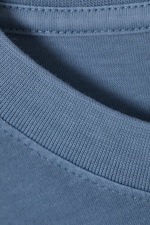 Blue - Relaxed Long-Sleeved Pyjama T-shirt - 4