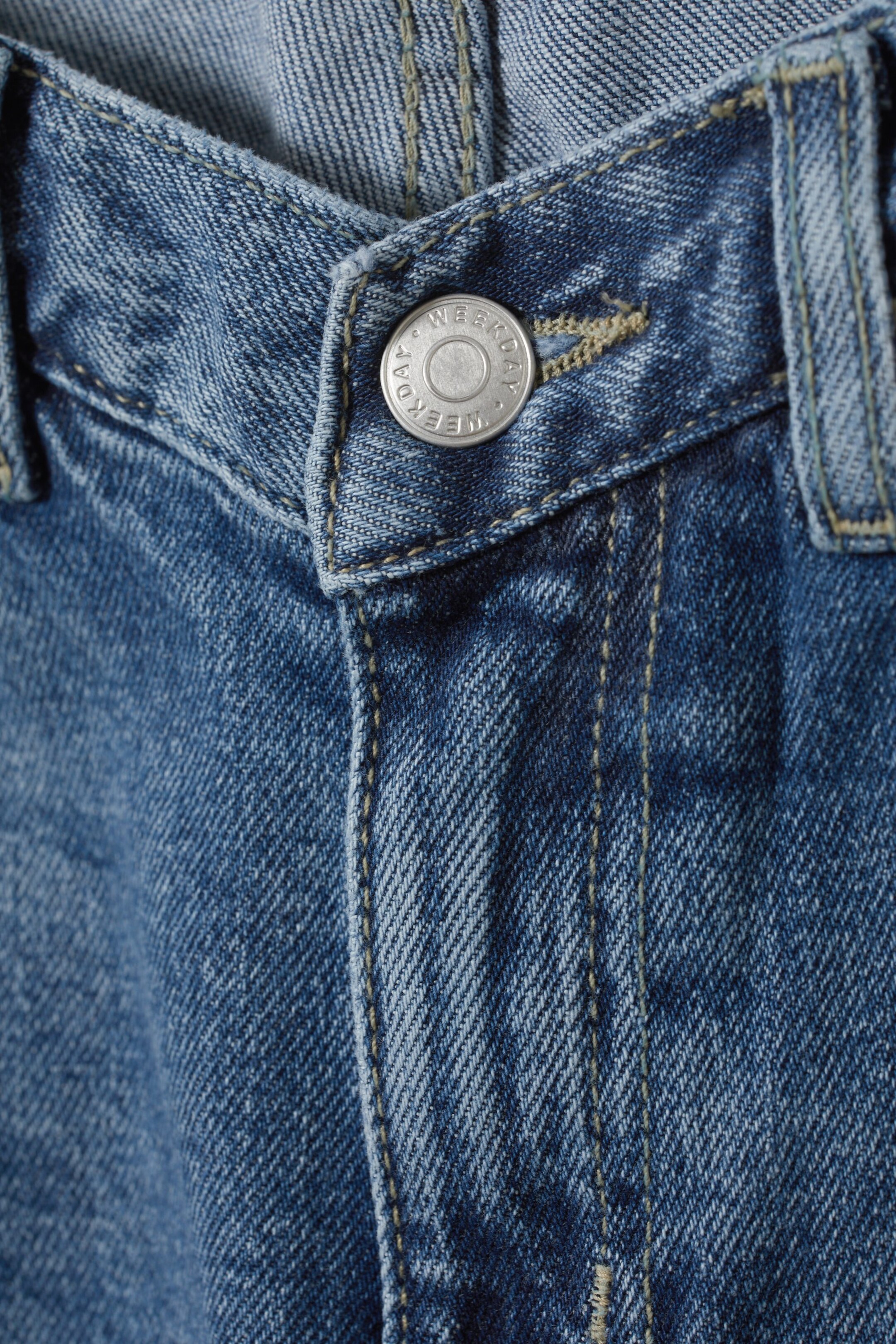 Blue Medium Dusty - Twig Mid Slim Straight Jeans - 1