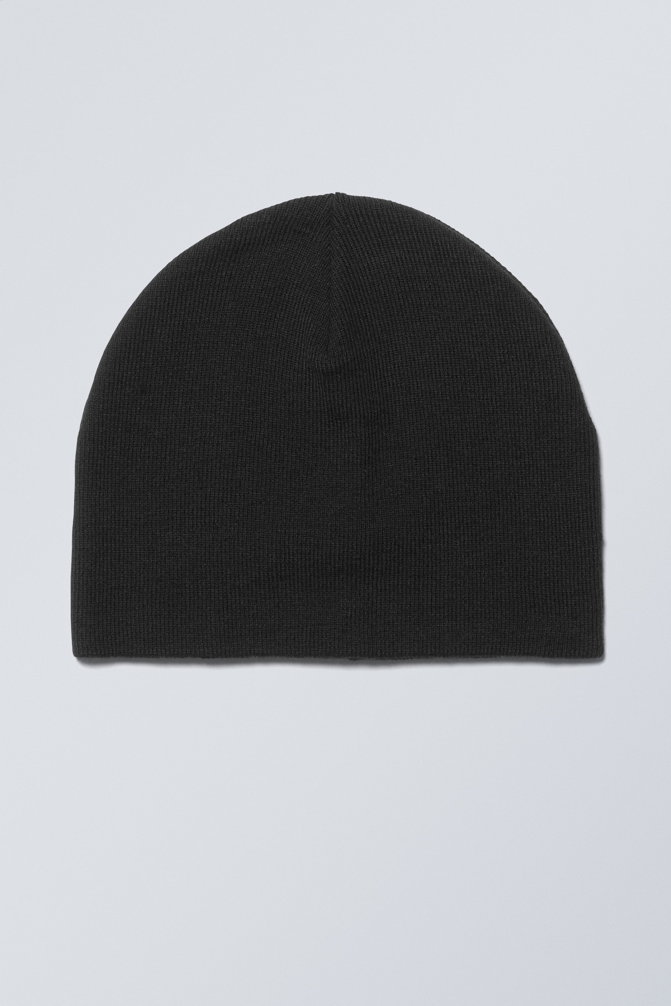Black - No Fold Beanie - 0