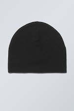 Black - No Fold Beanie - 0