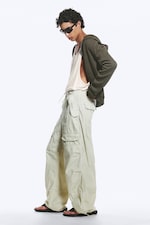 Ljus Dimmig Mullvad - Workwearbyxor i bomull - 0