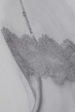 Transparenter Spitzentop-Print - Transparentes, bedrucktes Trägertop - 2
