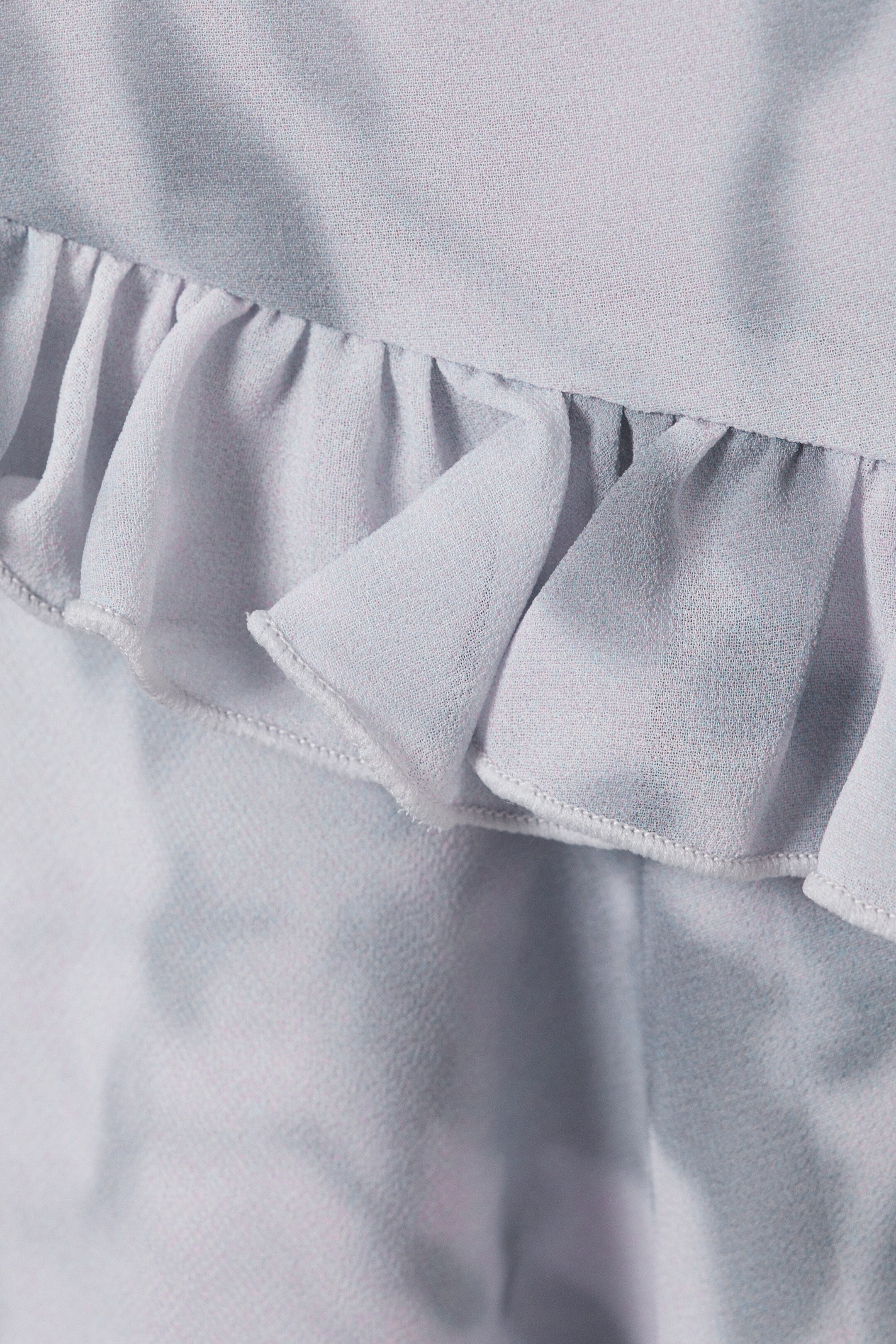 Visualizza immagine più grande: Top con spalline e gale - Grigio polvere – Marmorizzato - DONNA | H&M IT 2