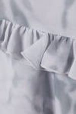 Dusty Grey - Clouded Marble - Frilled Strap Top - 5