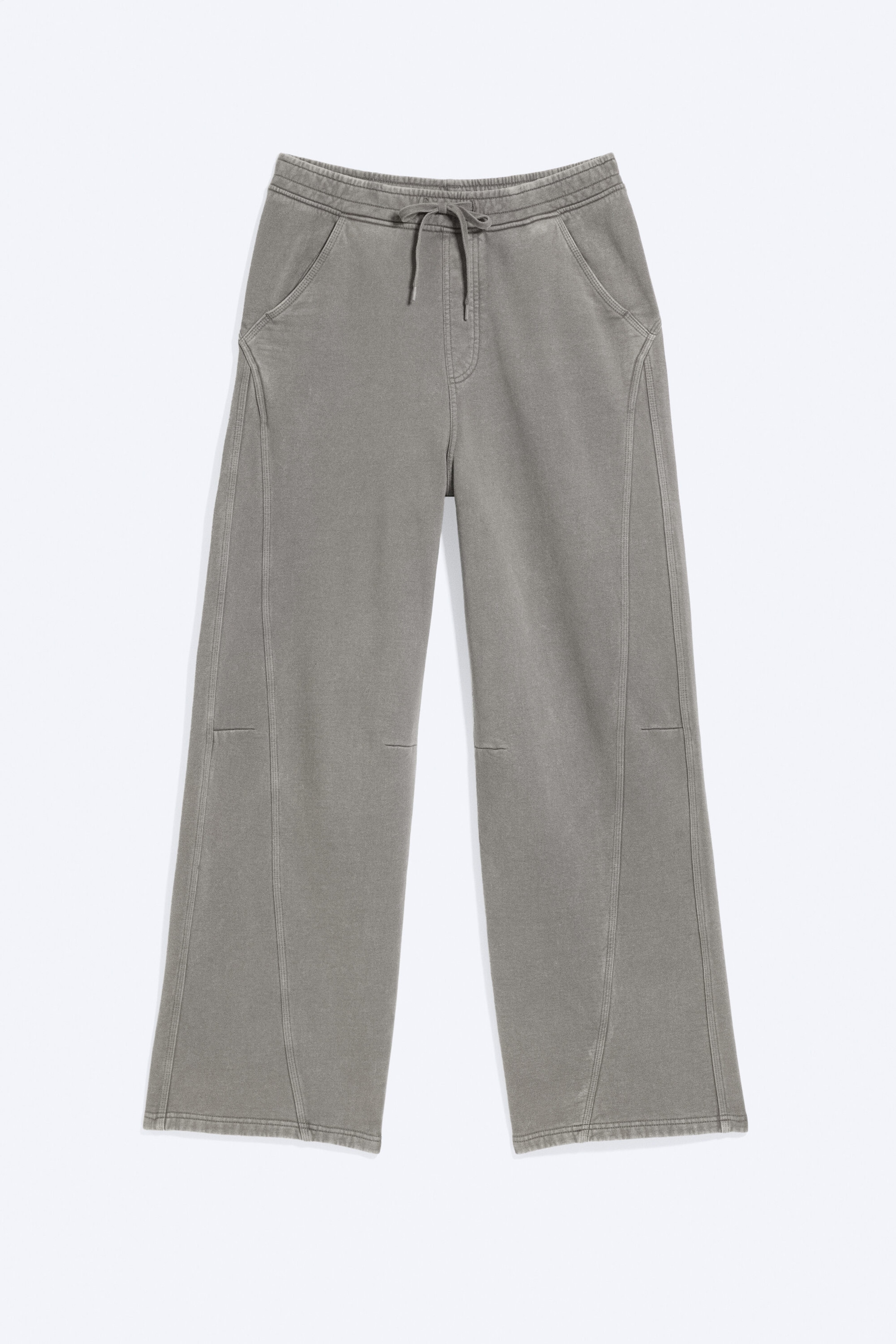 Ausgewaschenes Grau - Jogginghose mit Relaxed Fit - 5