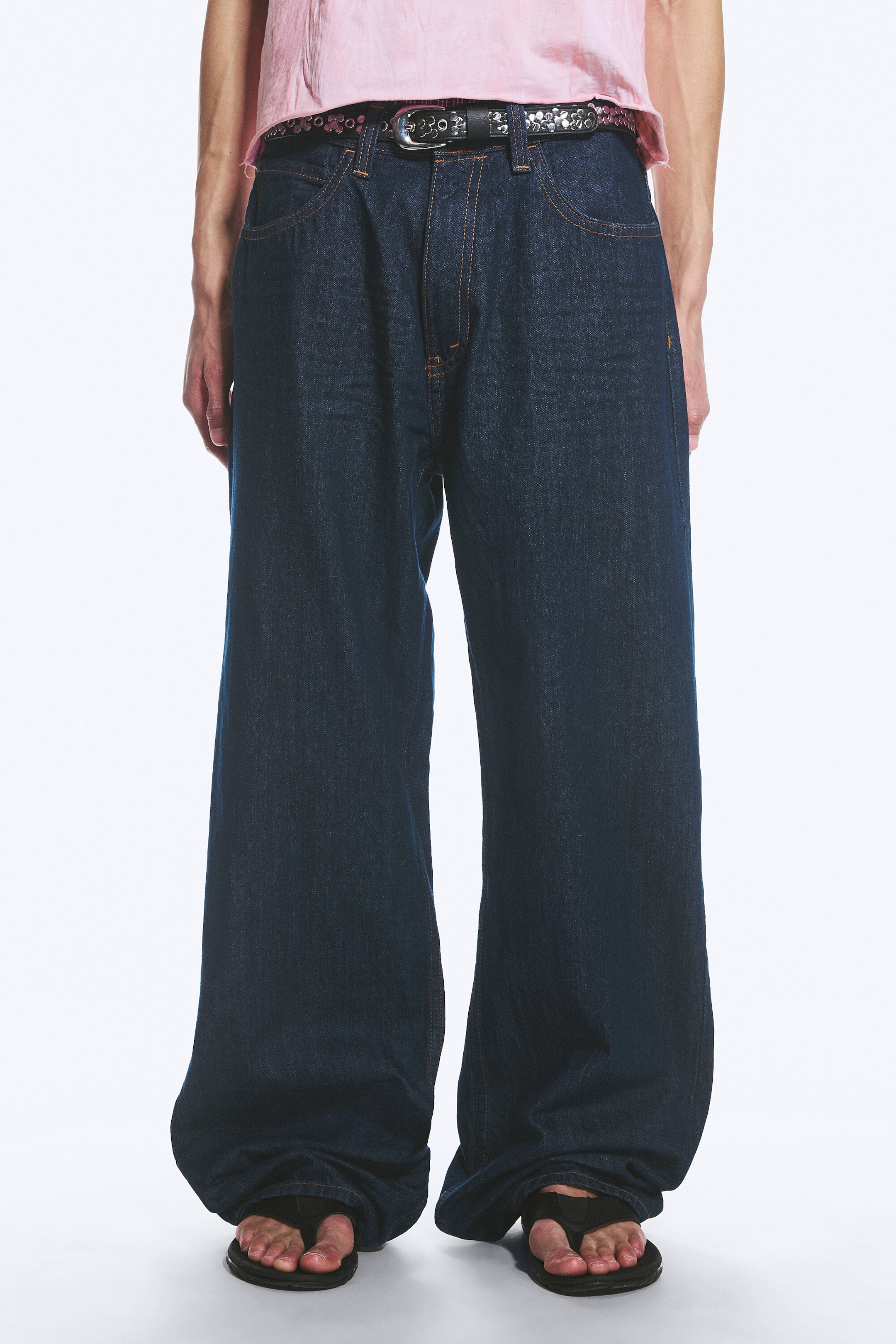 Extra Blue Rinse - Mittelblau - Looser – Weite Jeans mit normaler Taille - 4