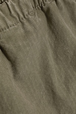 Staubiges Khakigrün - Ripstop-Hose zum Reinschlüpfen mit niedrigem Bund - 1