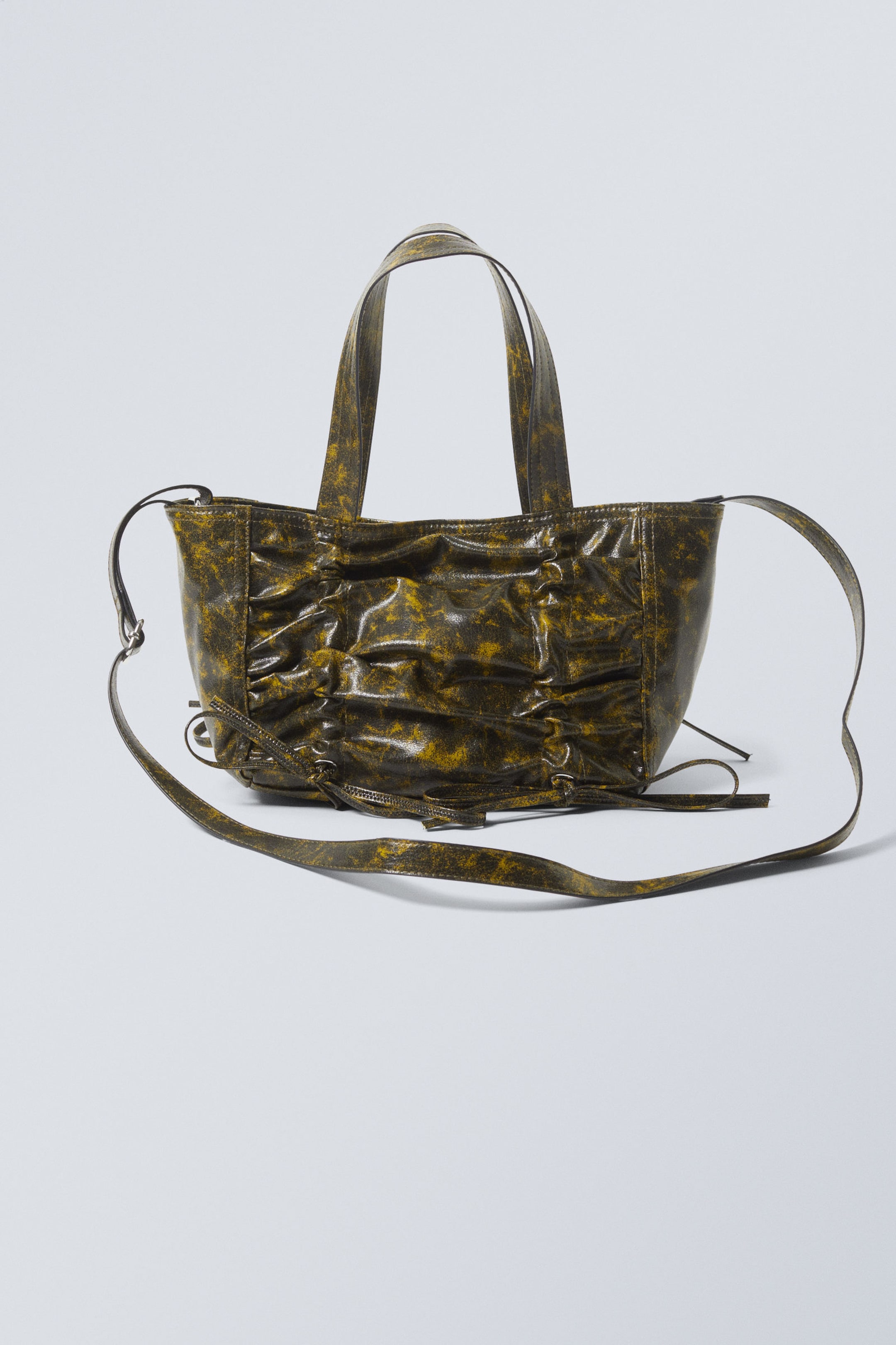 Dirty Yellow - Bow Bag - 1