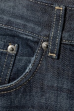 Deep Sea Blue - Dark Blue - Mercury Mid Rise Relaxed Bootcut Leg Jeans - 7