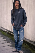 Dunkelgrau - Prince Oversize-Longsleeve - 1
