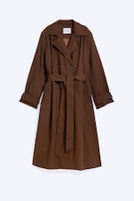 Brown - Oversized trenchcoat - 5