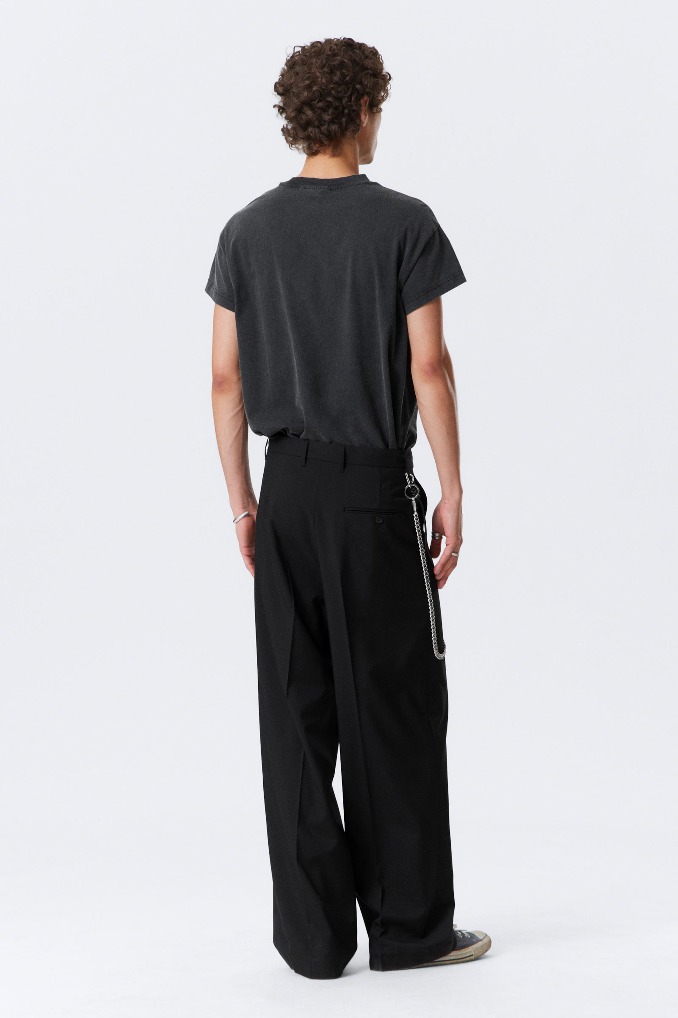 Zwart - Oversized pantalon van Uno - 3