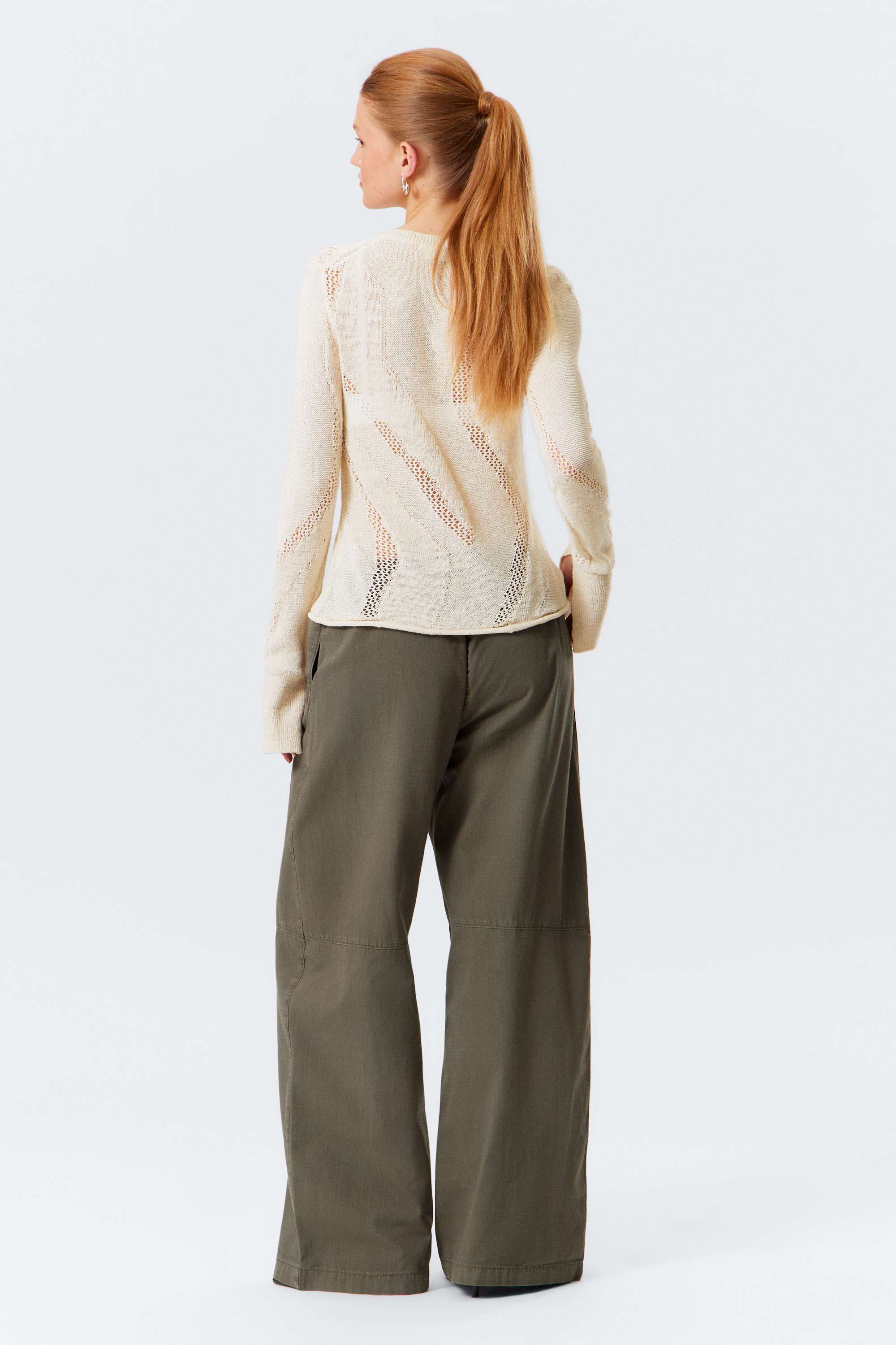 Off-white - Strukturierte Strickjacke mit schmaler Passform - 3