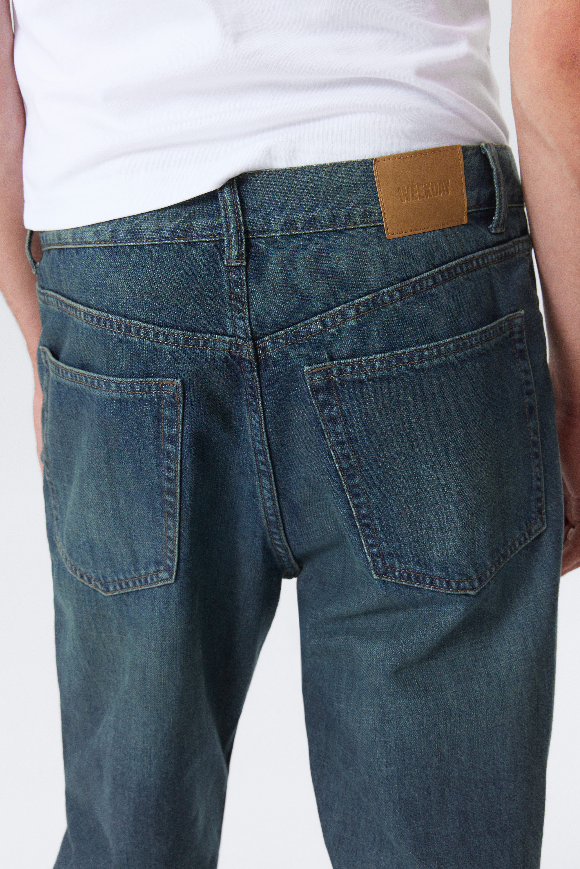 Lake Blue - Mittelblau - Mercury Relaxed Bootcut Leg Jeans - 4