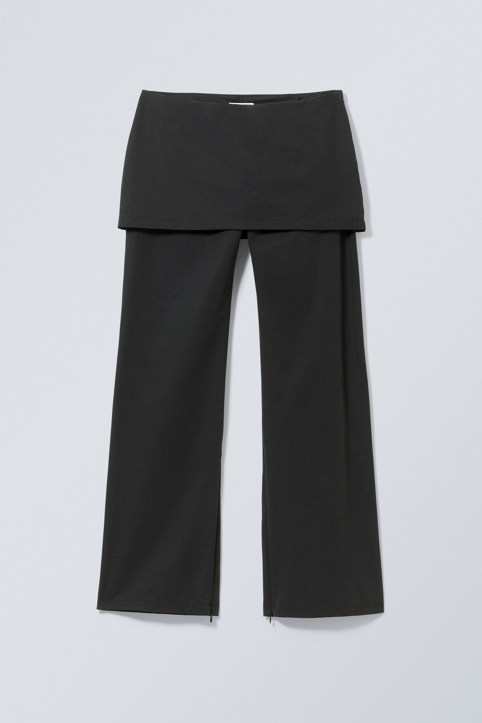 完売商品　oksoon trousers with skirt maxi skirt black | ok.soon