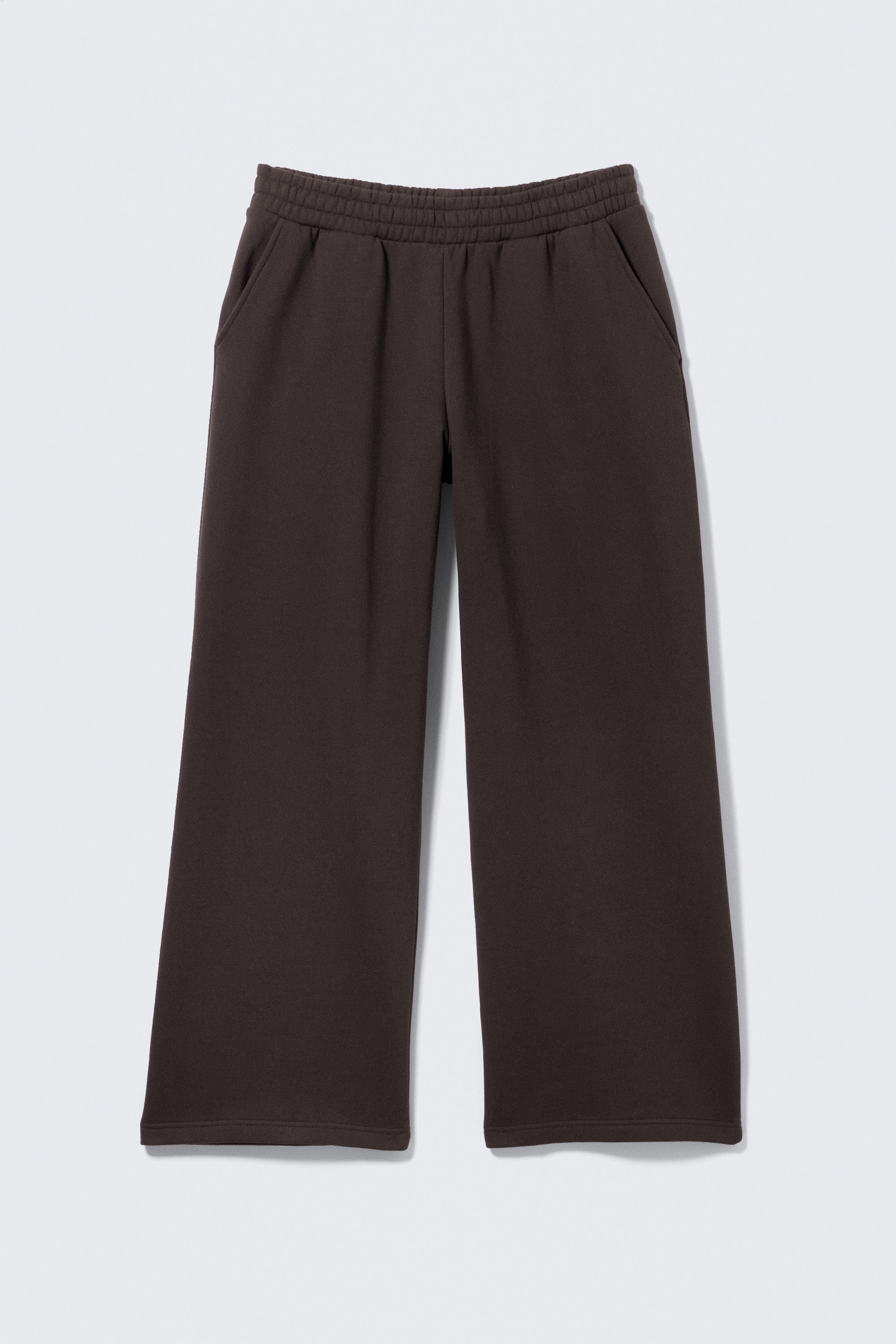 Dark Brown - Loose Long Heavyweight Sweatpants - 4