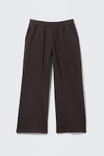 Dark Brown - Loose Long Heavyweight Sweatpants - 4