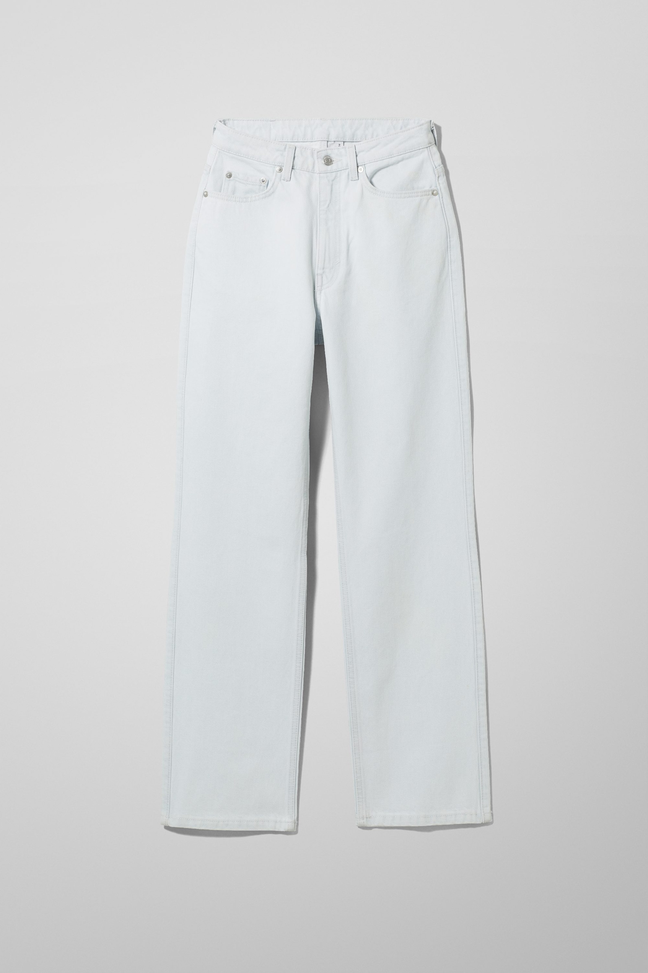 Bleached - Rowe Super High Waisted Regular Straight Jeans - 0