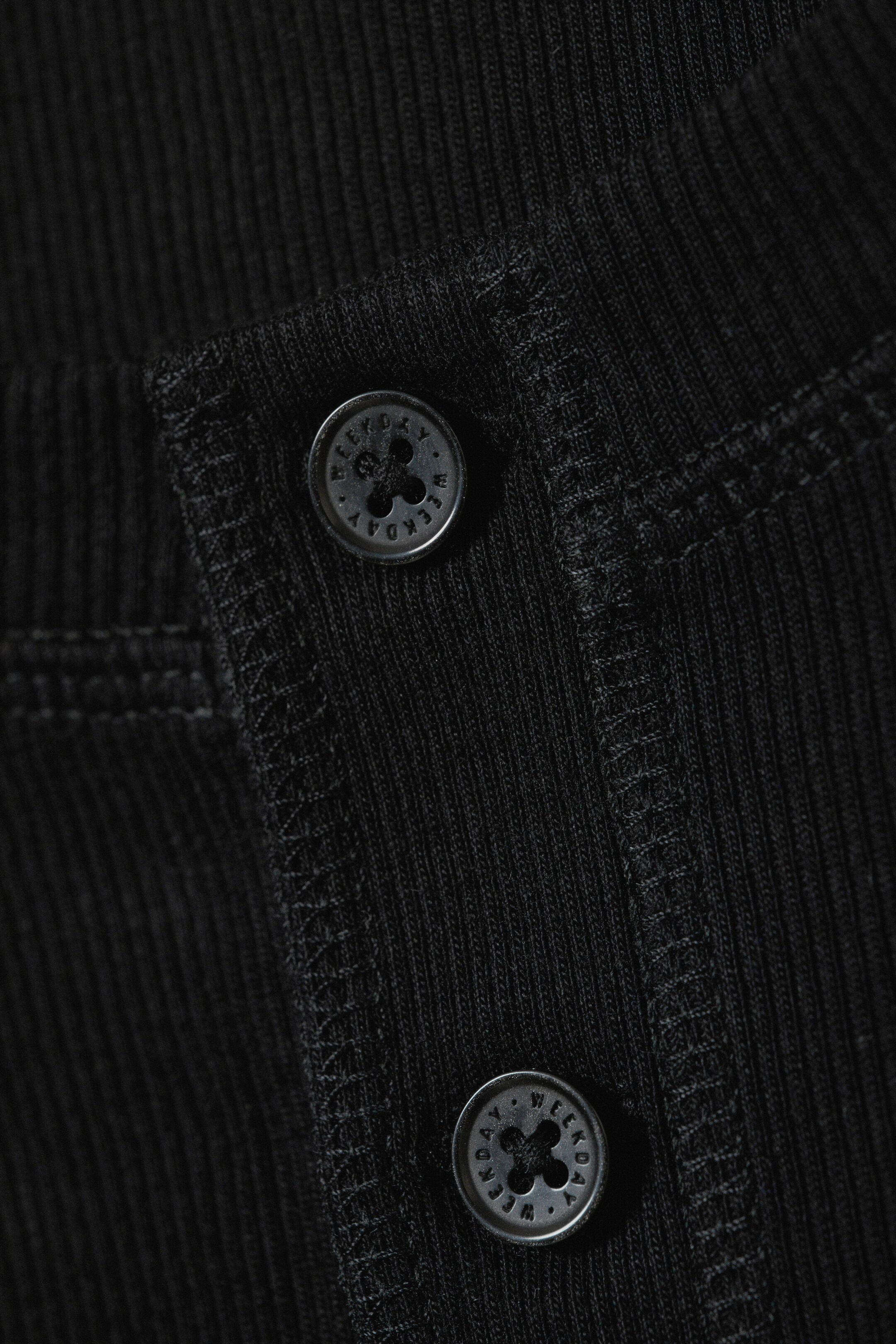 View larger image: Long-Sleeved Henley T-shirt - Black - Men | H&M GB 2