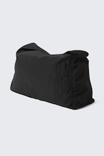 Zwart - Grote schoudertas van ripstop - 1