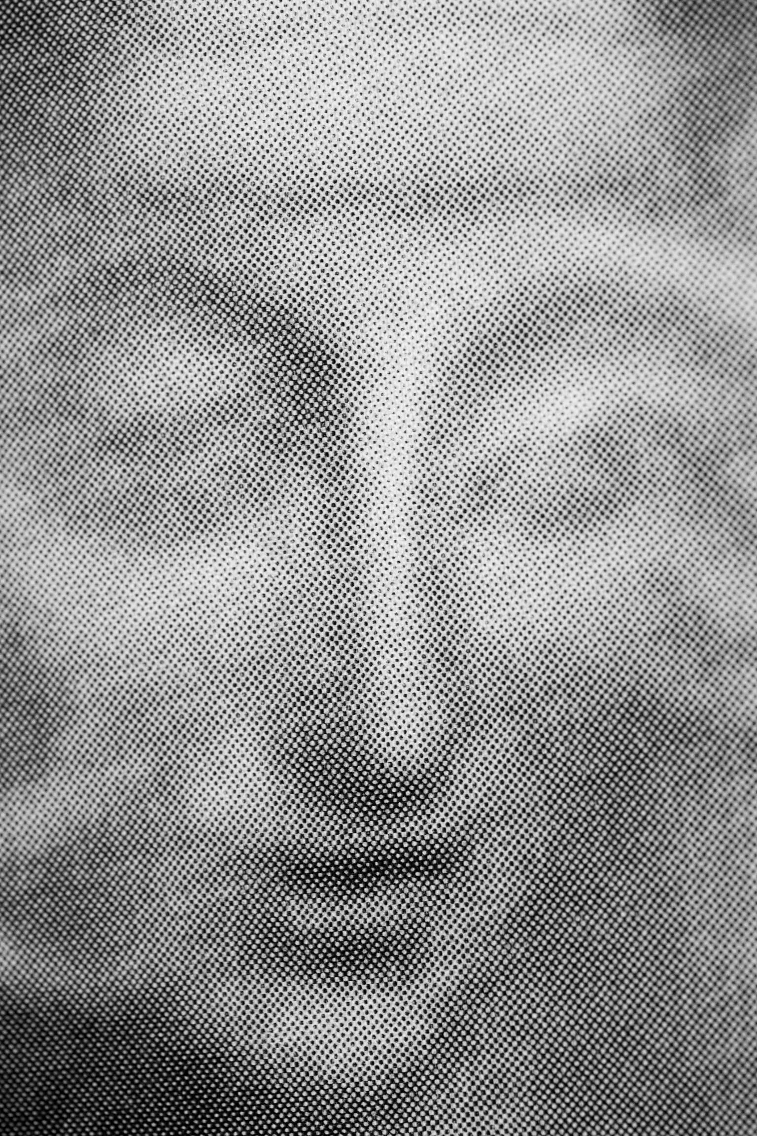 T-shirt quadrada de manga curta com estampado - Branco - Rosto Nebuloso/Branco - Camuflado - 4