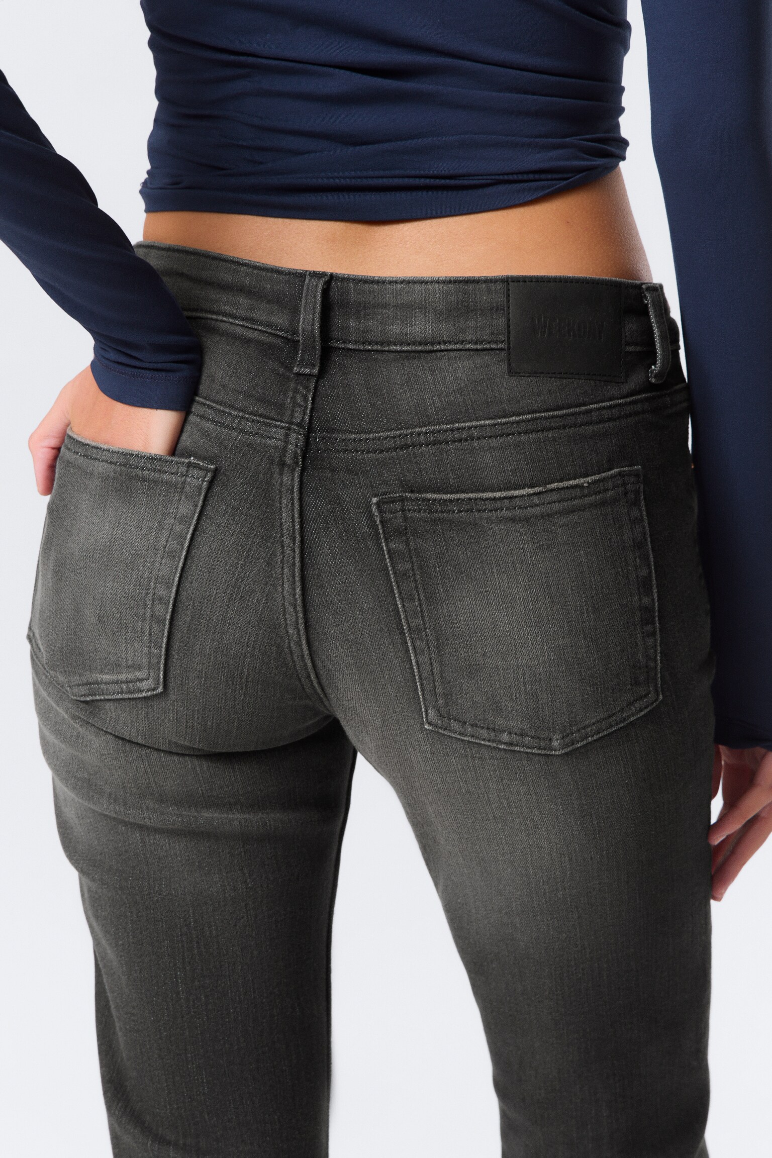Katsumi Low Rise Slim Flared Leg Jeans - Phantom Black - Black/Climb Blue - Light Blue/Peak Blue - Medium Blue/Desert Blue - Dark Blue/Board Blue - Medium Blue - 6