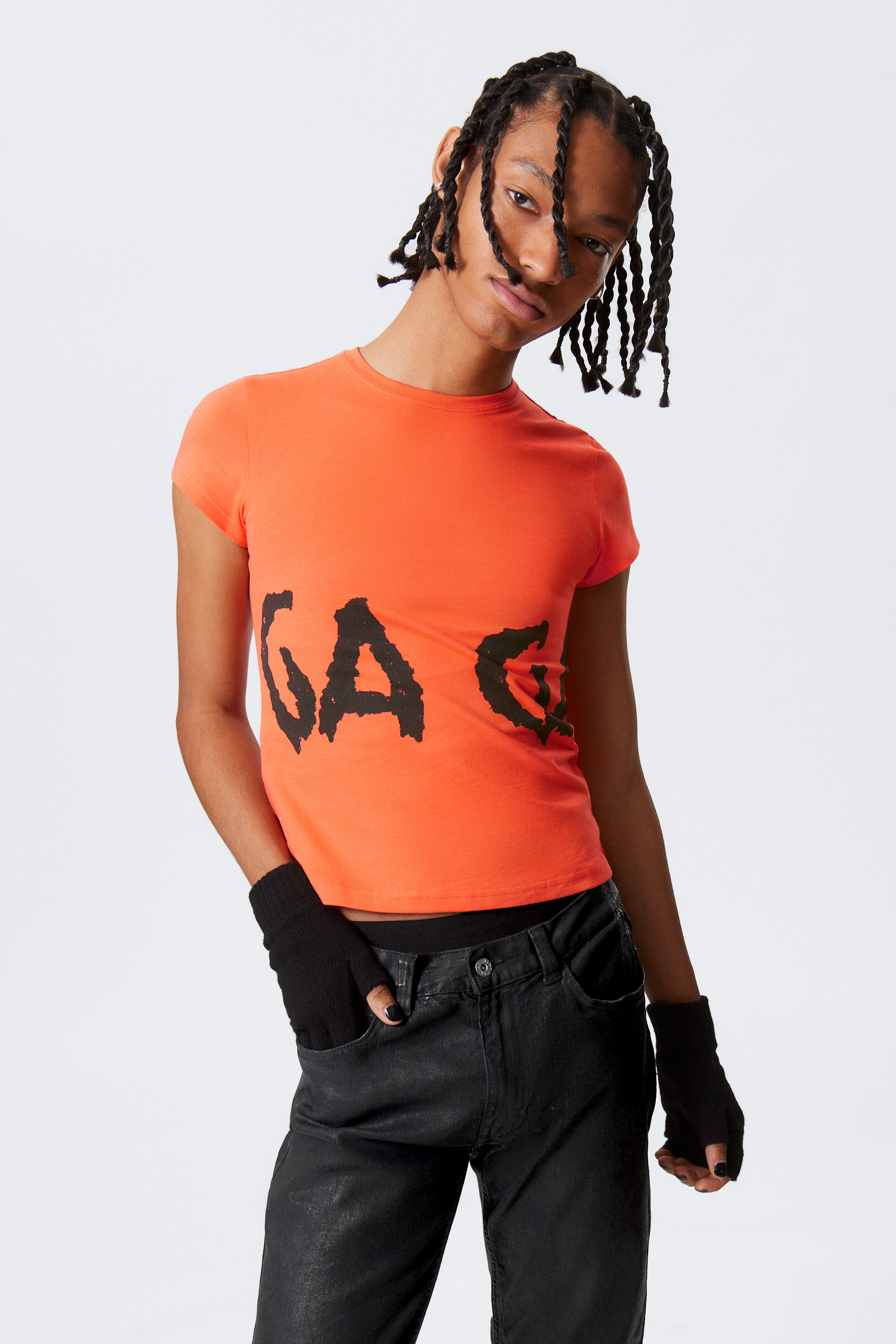 Orange - T-shirt bébé Lady Gaga - 3