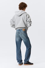 Radio Blue - Medium Blue - Space Mid Rise Relaxed Straight Leg Jeans - 6