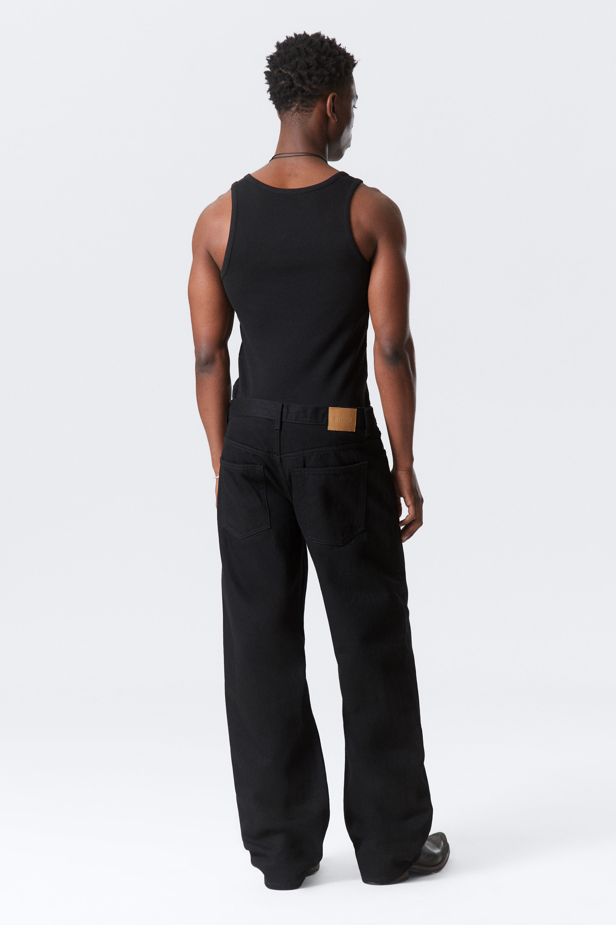 Black Rinse - Black - Sphere Low Rise Loose Straight Leg Jeans - 8