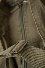 Khakigrön - Unisex Axelremsväska I Canvas - 3