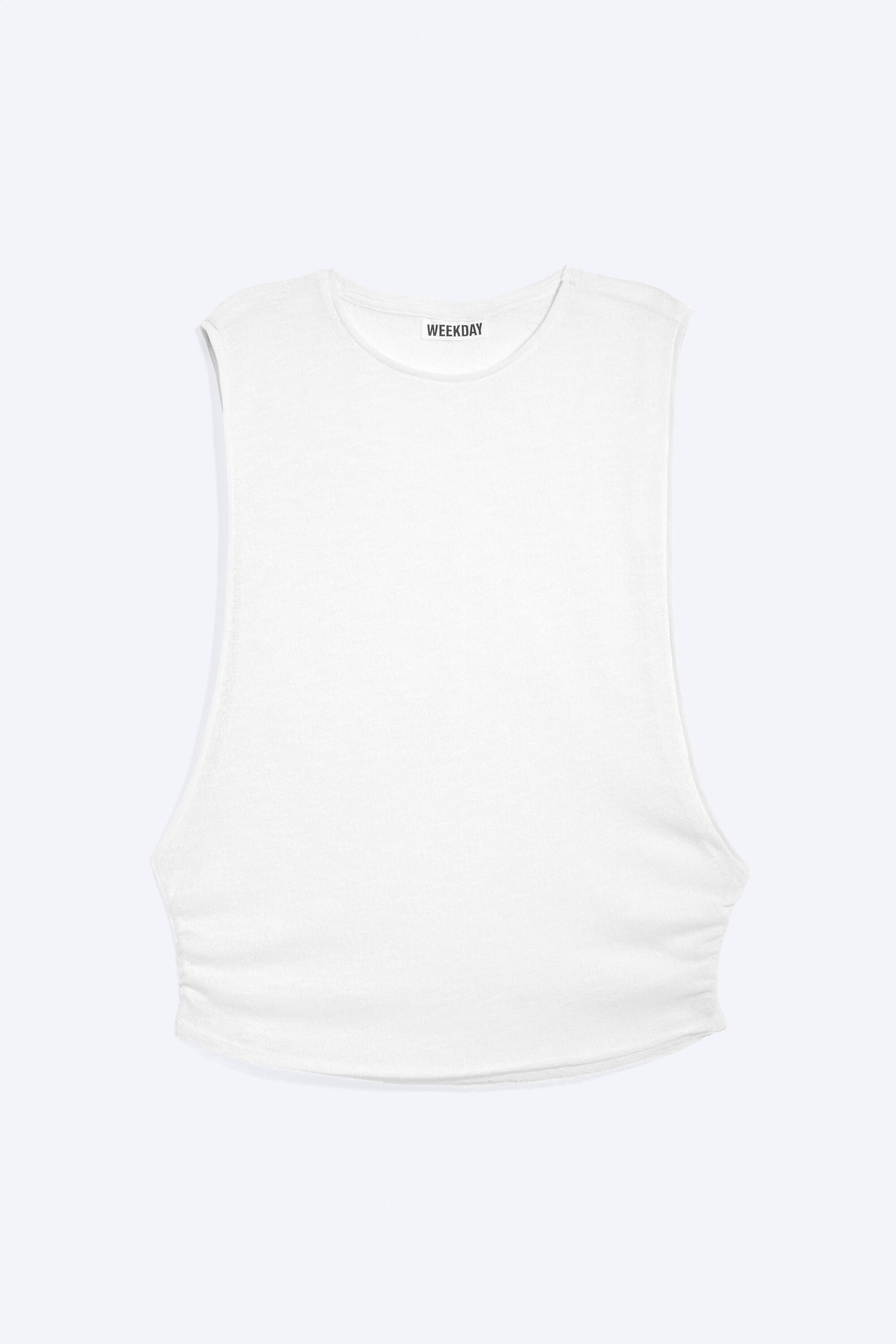 White - Tanktop mit Raffungen - 4