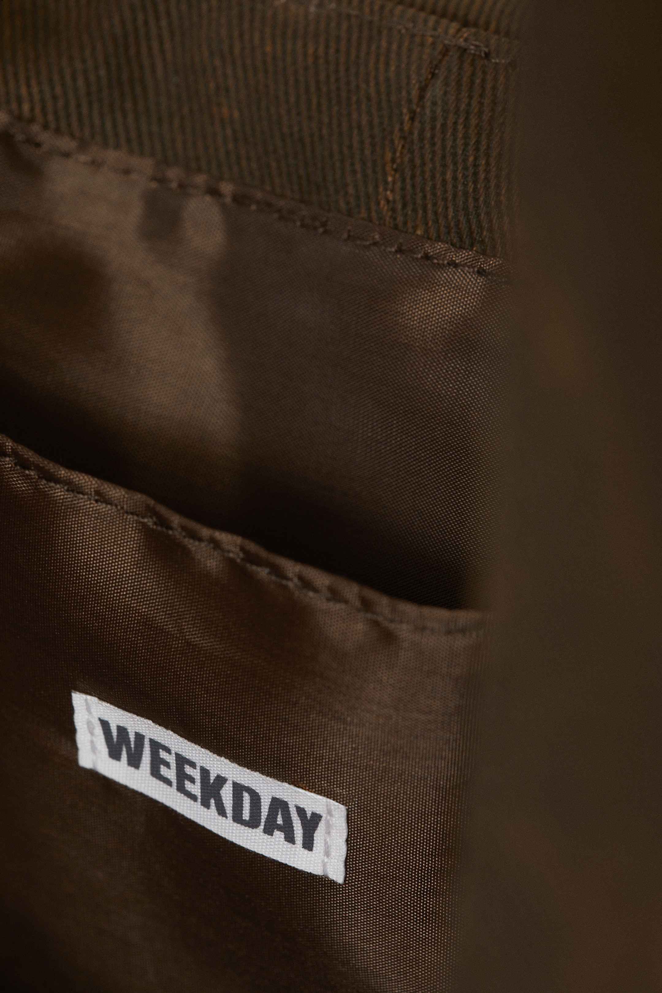 Brown - Structured Buckle Canvas Shoulder Bag - 4