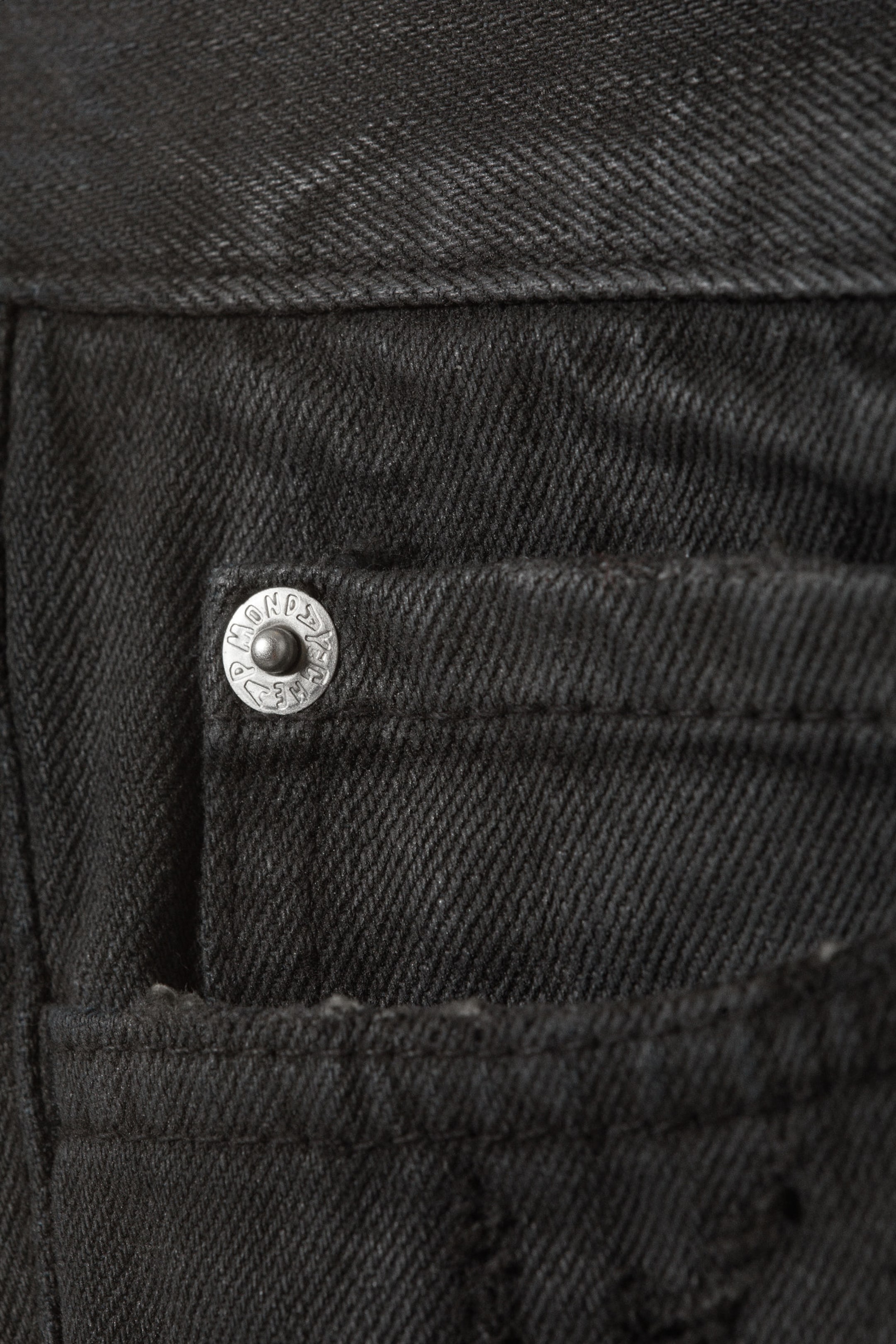 Coated Black - CM x LB Issue Rigid Coated Unisex Jeans - 9