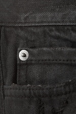 Beschichtetes Schwarz - CM x LB Issue Rigid Coated Unisex Jeans - 1
