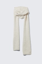 Dusty White - Hood Scarf - 0