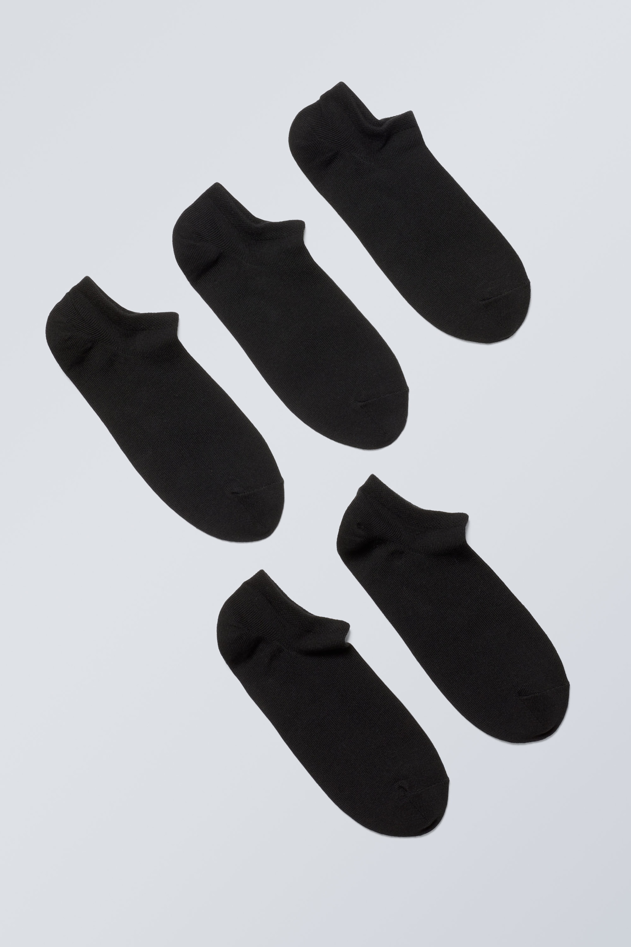 Svart - 5-pack Cotton Trainer Socks - 0