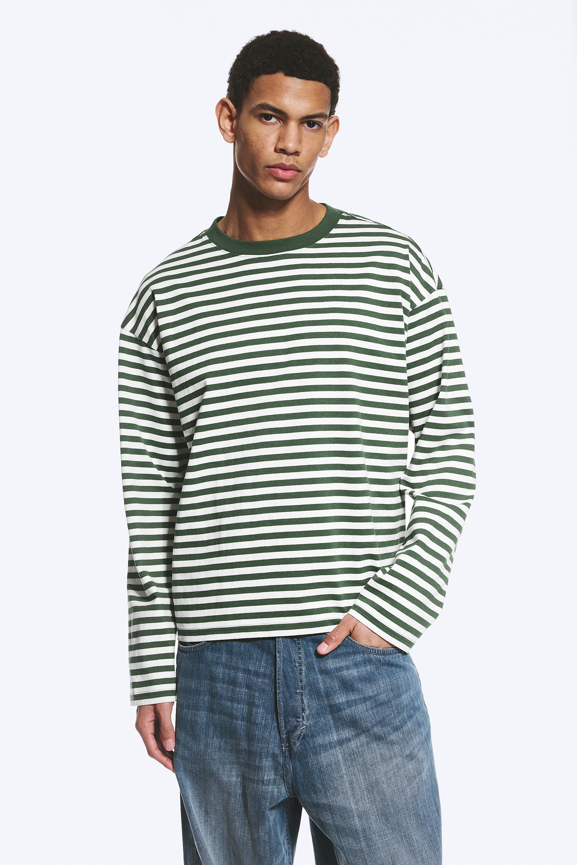 Camiseta de manga larga Loose Boxy