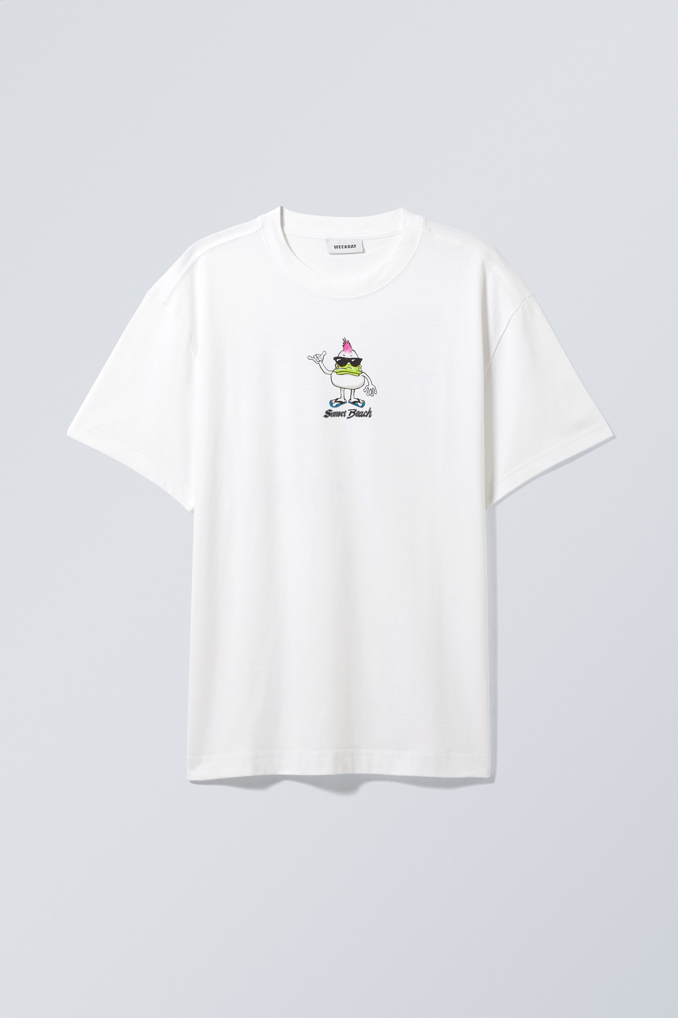 Süßer Strand - Oversized-T-Shirt mit Grafikprint - 0