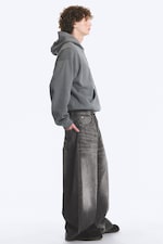 Imperial Black - Black - VOID LOW RISE LOOSE BAGGY JEANS - 2
