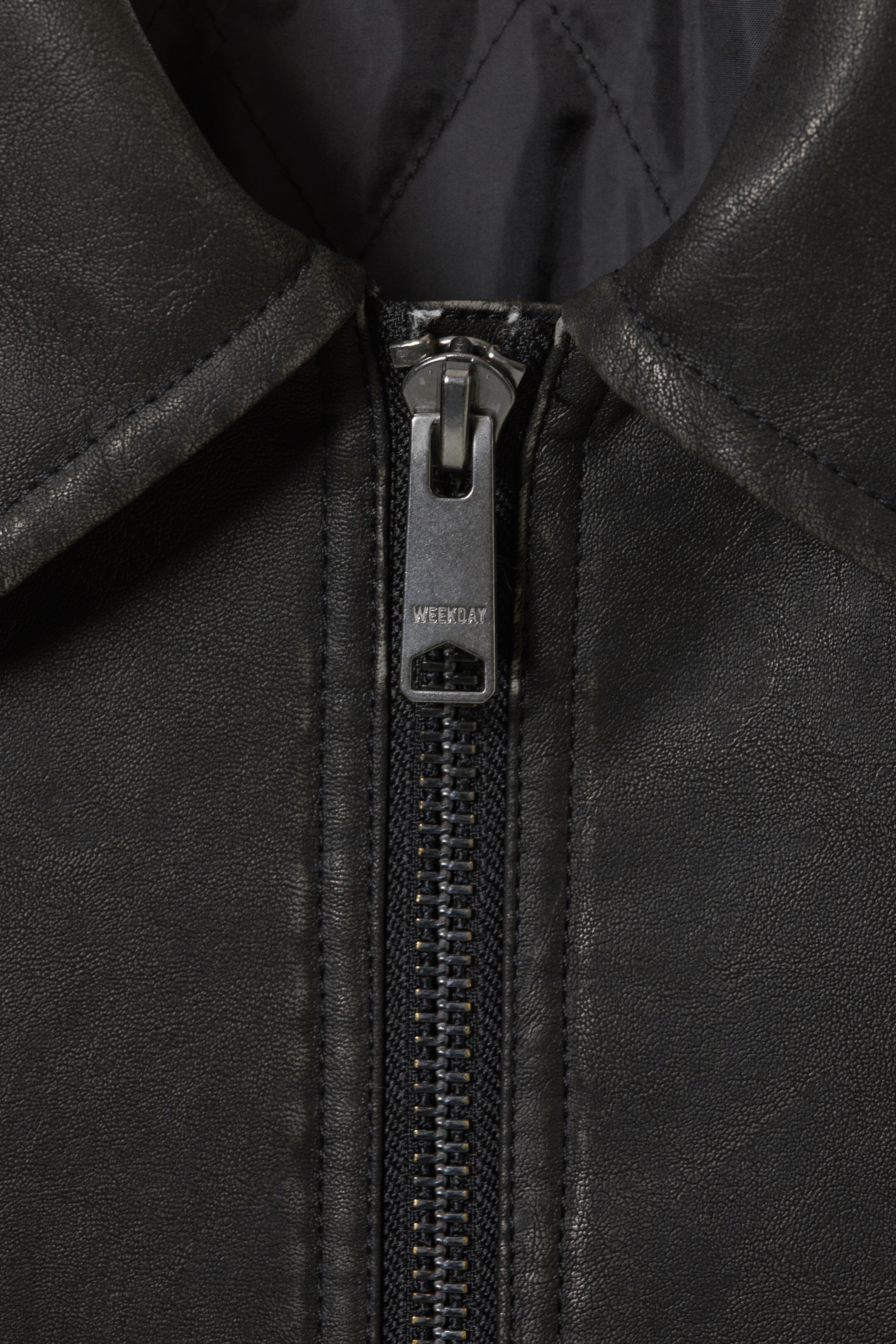 Ingrandisci l'immagine: Shrunken Faux Leather Jacket - Black - UOMO | H&M CH 2
