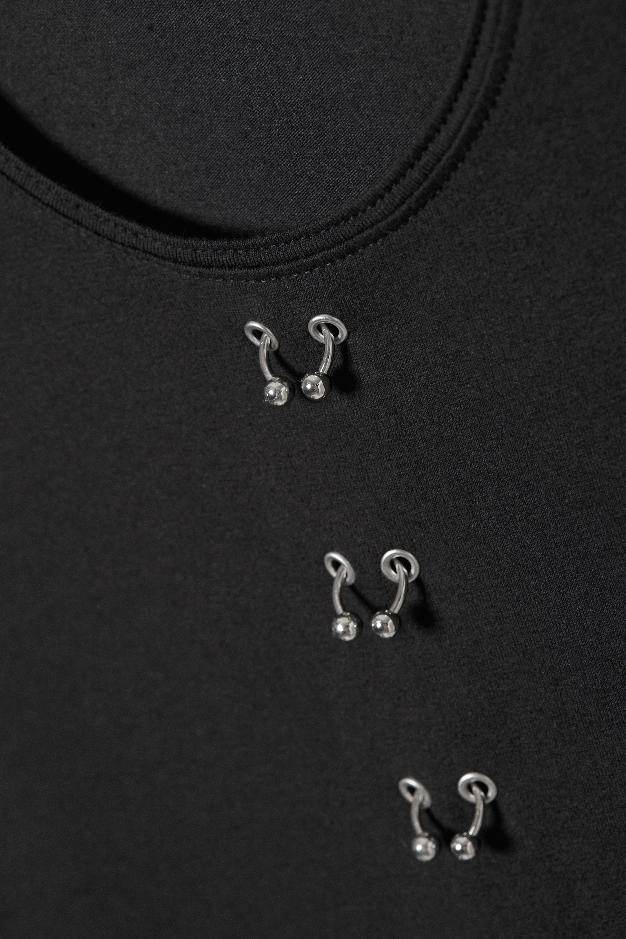 View larger image: Pierced Long-Sleeved Top - Black - Ladies | H&M GB 6