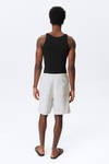 relaxed terry shorts - Light Dust Grey | Weekday EU